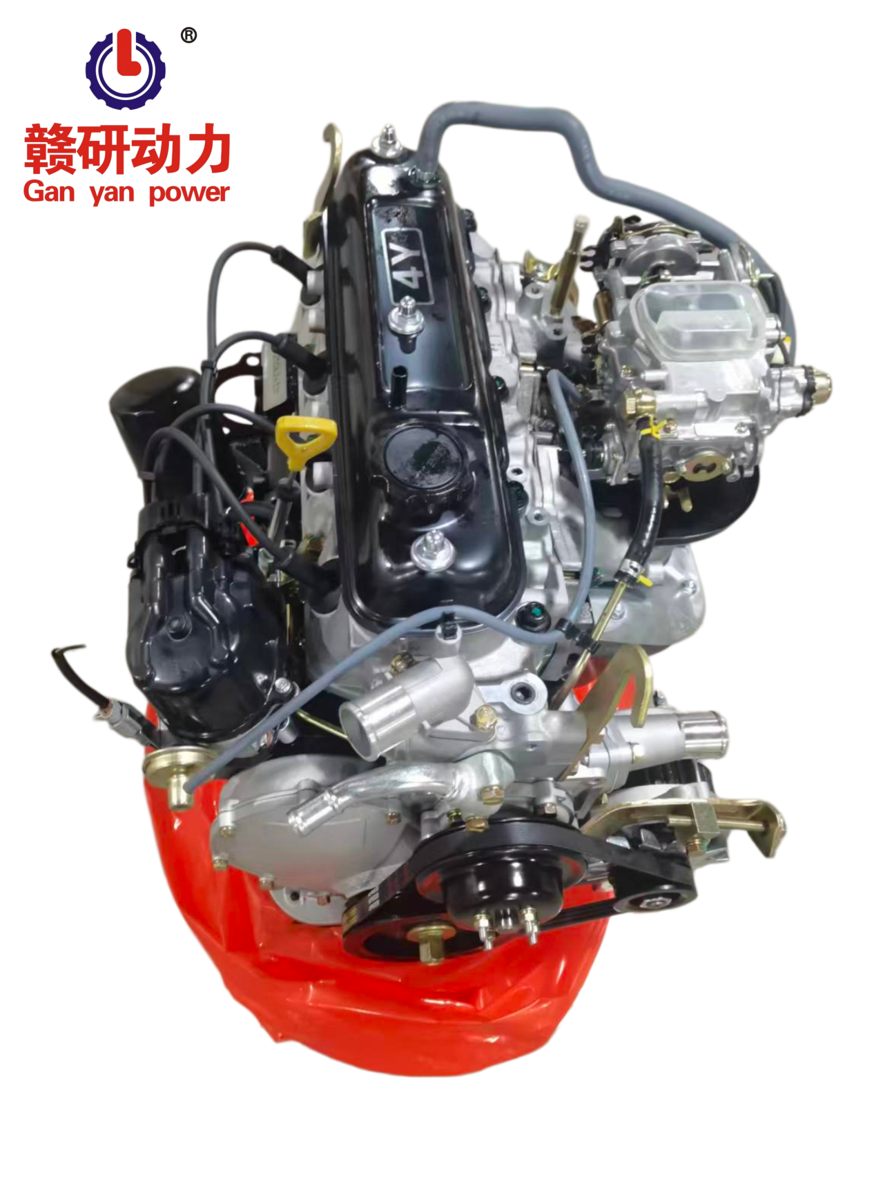 Toyota 4Y Carburetor Complete Engine Assembly, 4Y Petrol Engine for Forklift Truck