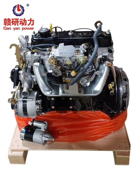 Toyota 4Y Carburetor Complete Engine Assembly, 4Y Petrol Engine for Forklift Truck